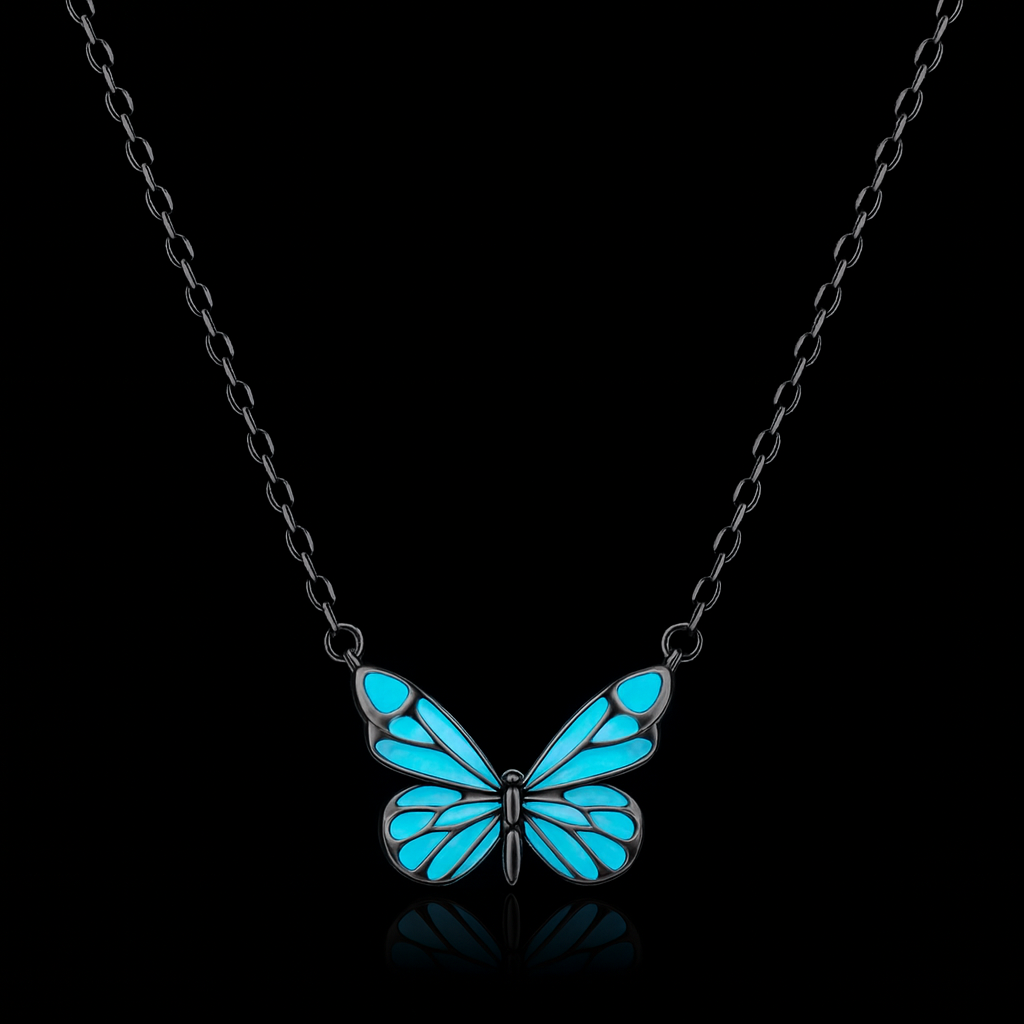 Moonflutter™ | Luminous Butterfly Pendant Necklace