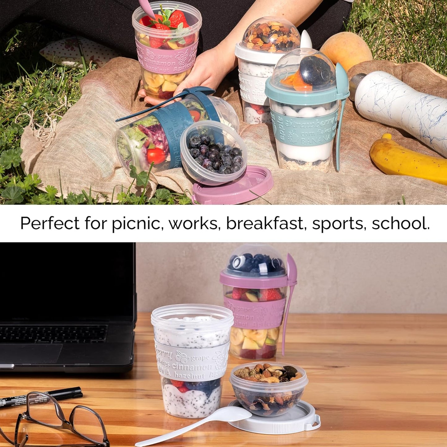 Crisper Caddy™ | Sip & Snack