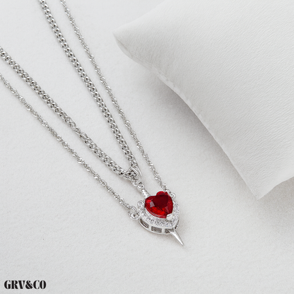 Heartsworn™ | Heart & Sword Necklace