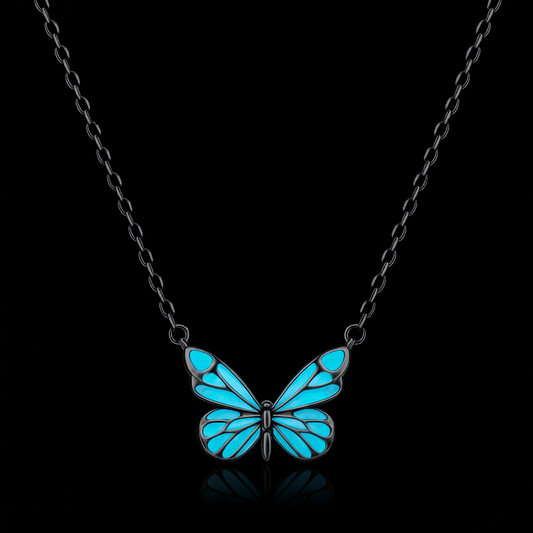 Moonflutter™ | Luminous Butterfly Pendant Necklace